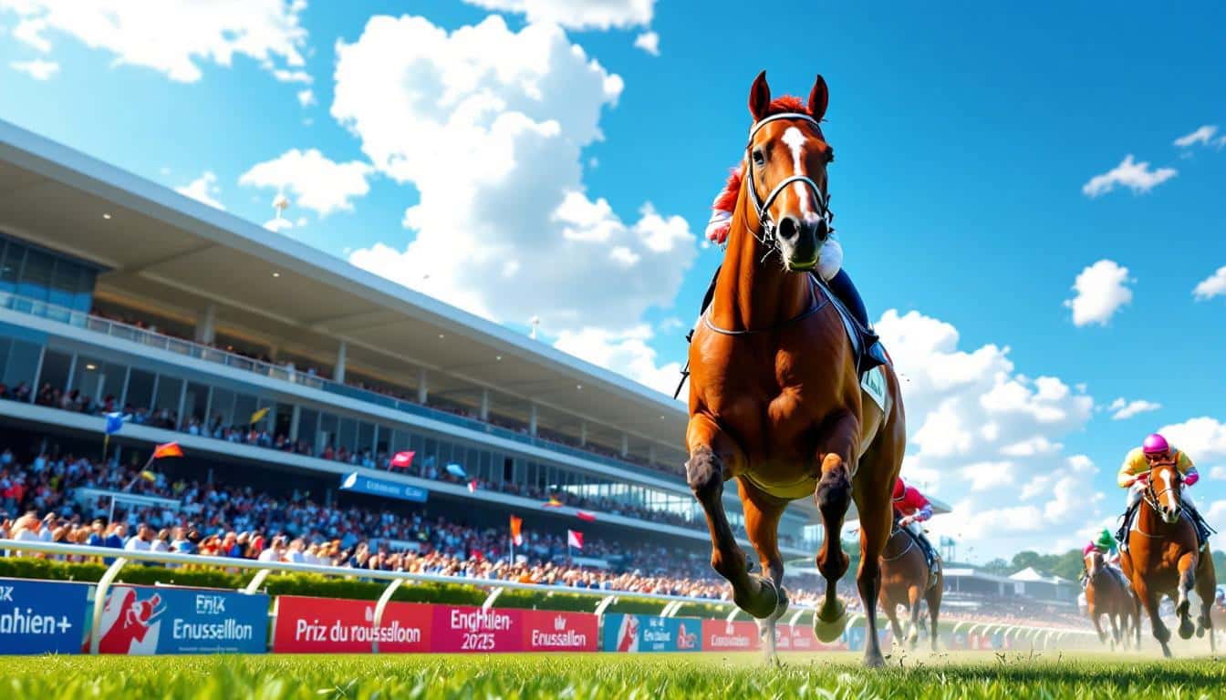 découvrez le quinté+ du samedi 28 juin 2025 à enghien, mettant en vedette in red, le candidat idéal pour décrocher la victoire au prestigieux prix du roussillon. ne manquez pas notre analyse détaillée et nos conseils pour parier judicieusement.