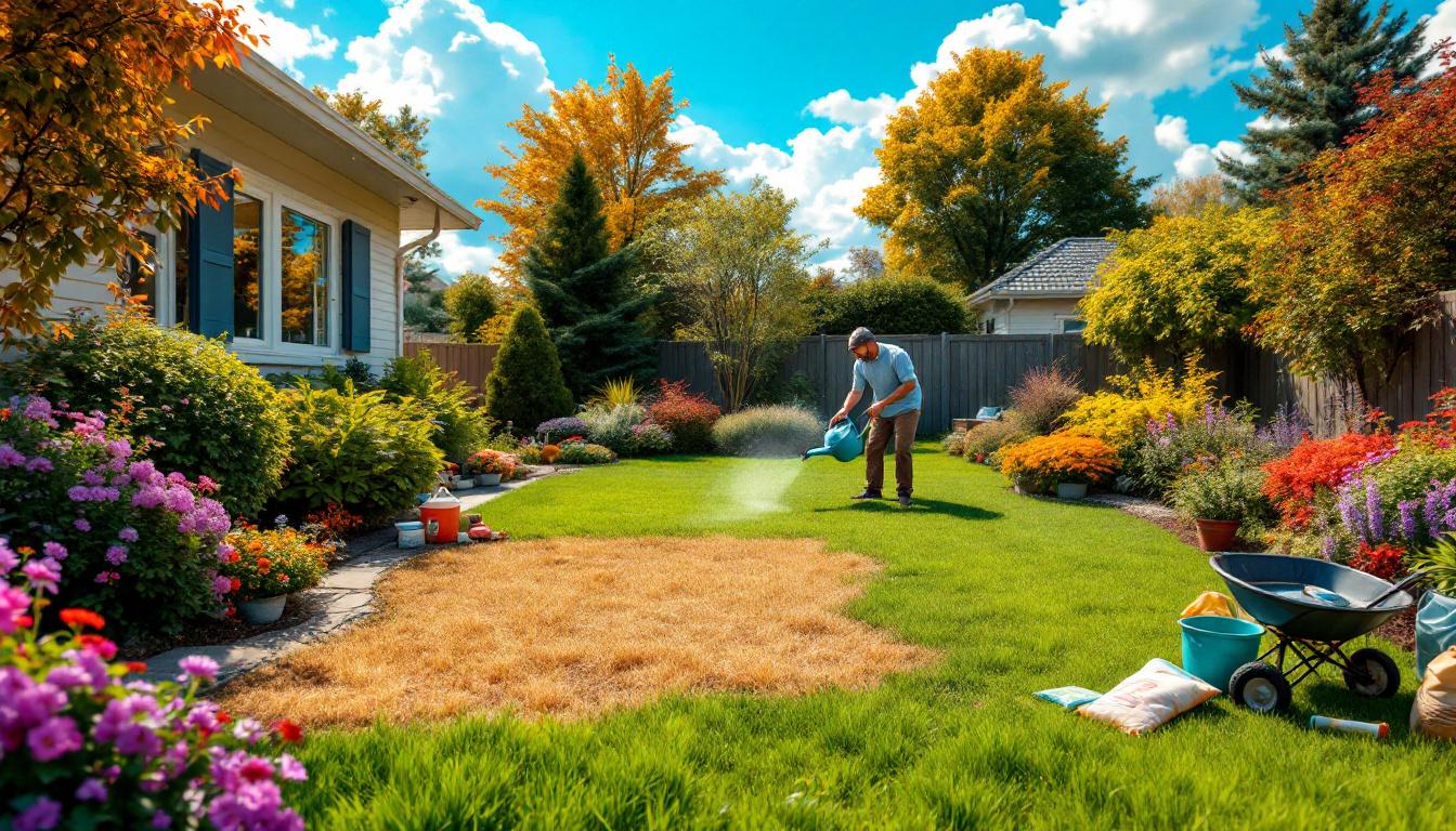 découvrez des conseils pratiques pour revitaliser votre pelouse brûlée par le soleil et la sauver avant l'arrivée de l'automne. apprenez les meilleures techniques d'entretien et de réhabilitation pour retrouver un gazon verdoyant et en pleine santé.