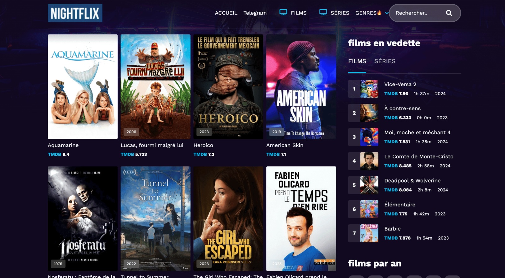 découvrez sur novaflix une large sélection de films et séries pour tous les goûts : nouveautés, classiques, exclusivités et bien plus à regarder en streaming. profitez d'un catalogue sans cesse renouvelé !